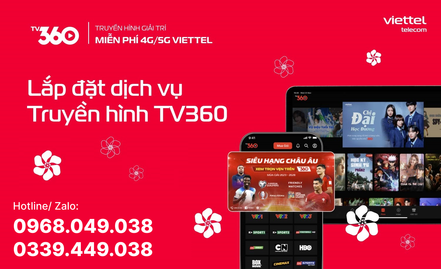 LẮP ĐẶT INTERNET VÀ TRUYỀN HÌNH VIETTEL TẠI TP.HCM